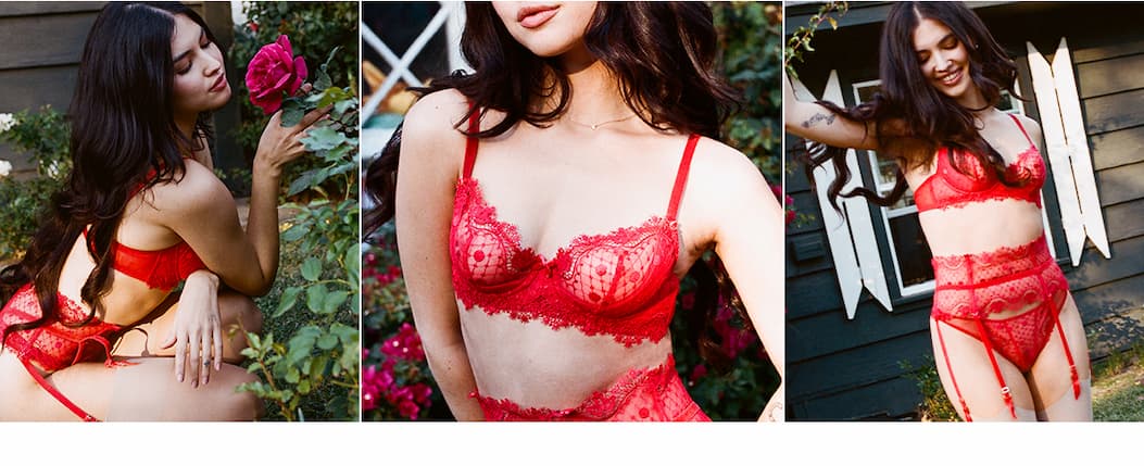 Decadent lace. Impeccable fit. 