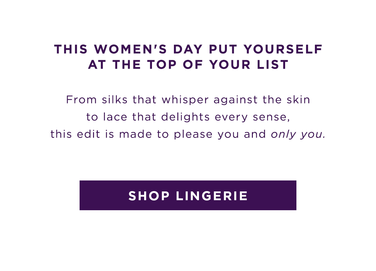 This Women's Day put yourself at the top of your list