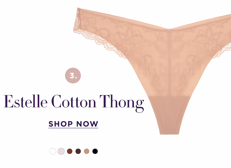 Estelle Cotton Thong