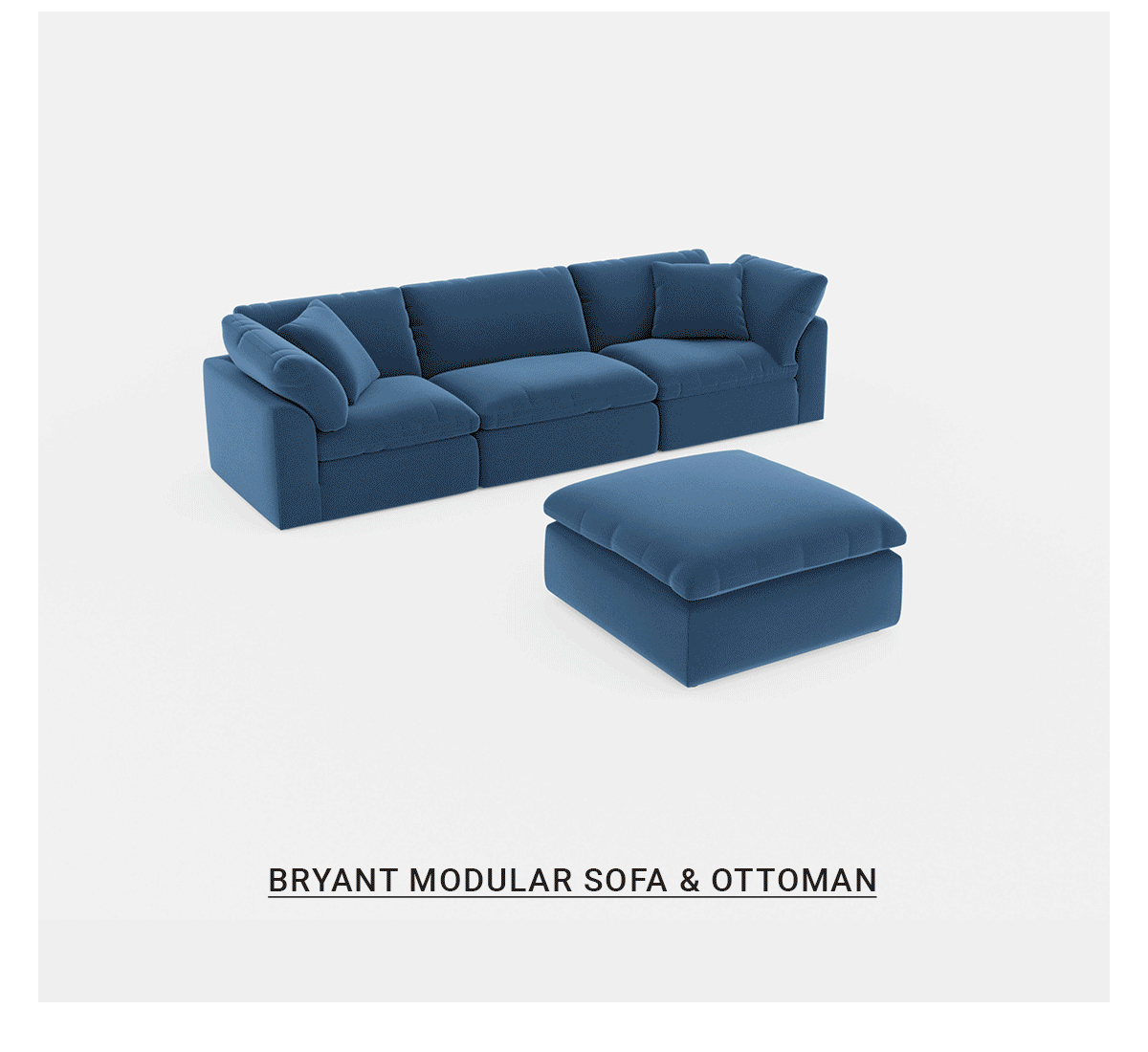 BRYANT MODULAR SOFA & OTTOMAN