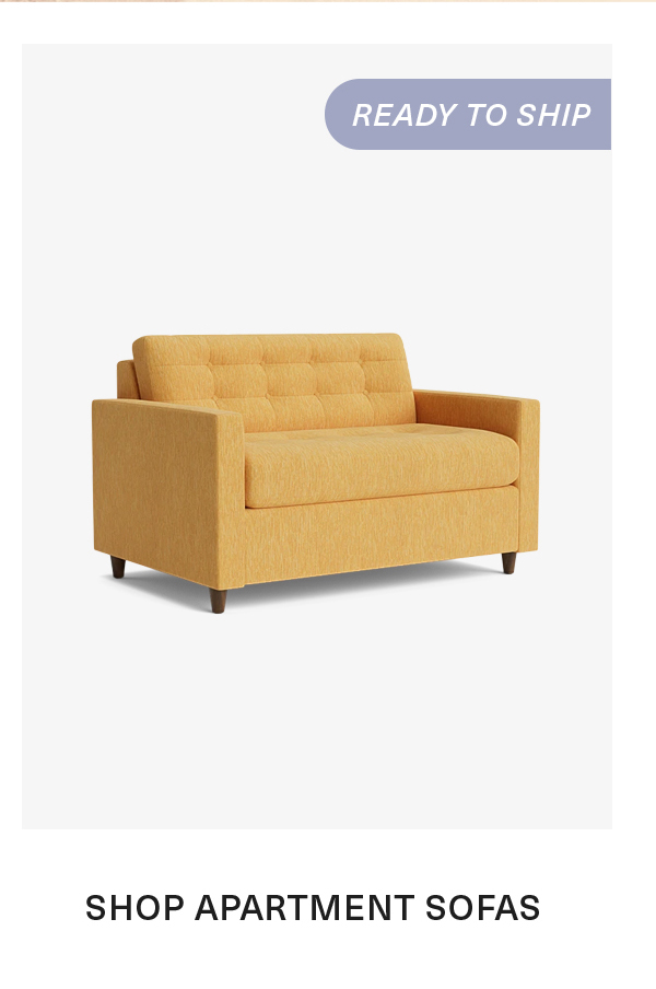 READY TO SHIP SHOP APARTMENT SOFAS