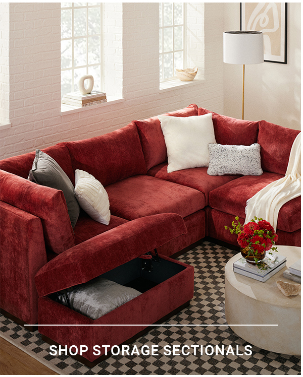 SHOP STORAGE SECTIONALS