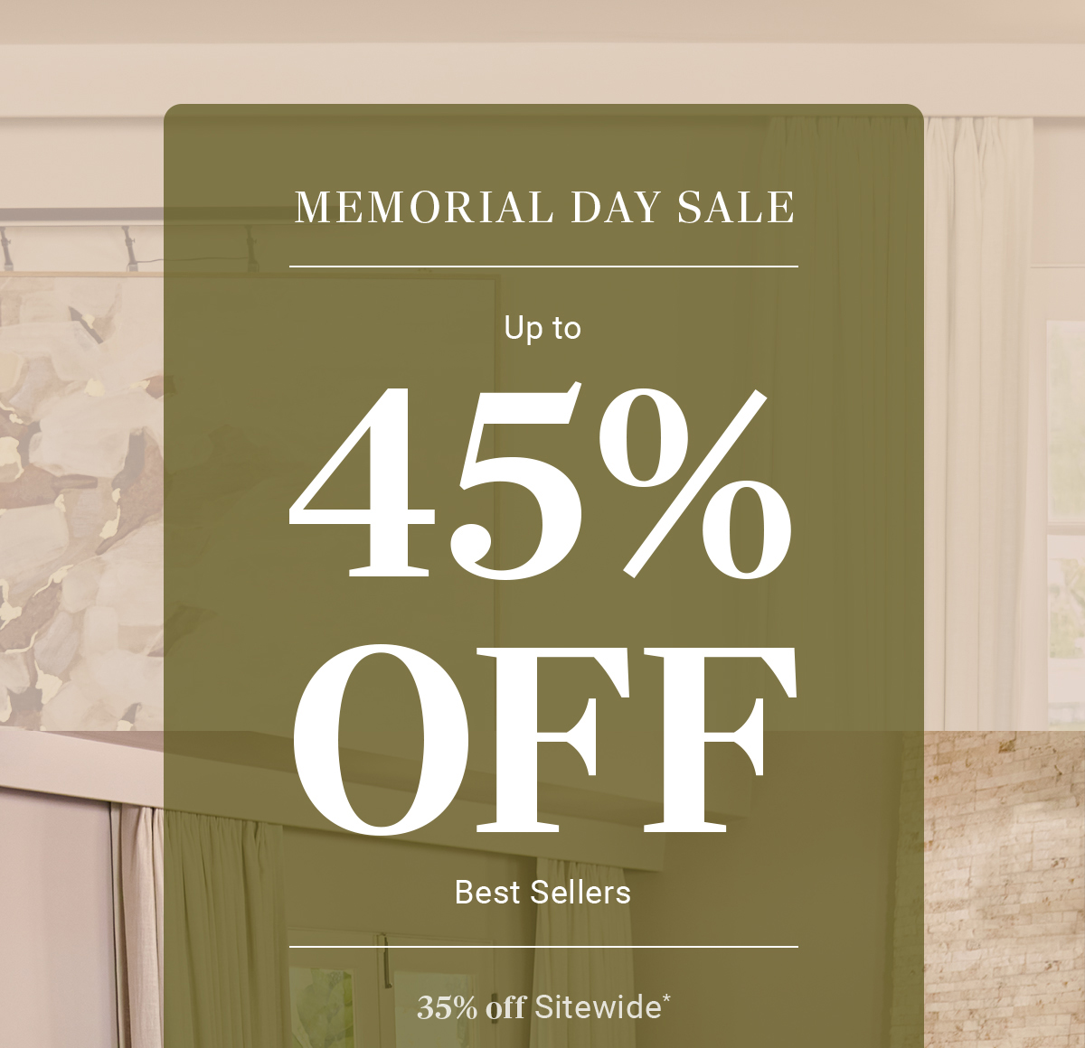 MEMORIAL DAY SALE|Up to 45% OFF Best Sellers|35% off Sitewide*