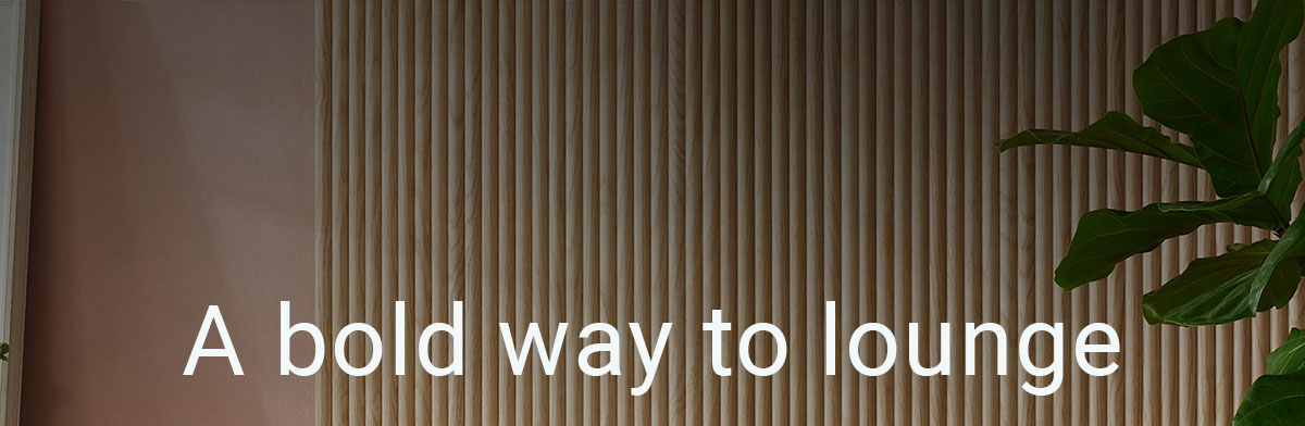 A bold way to lounge