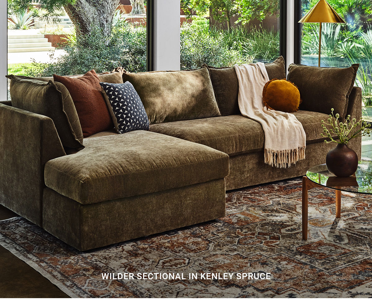 WILDER SECTIONAL IN KENLEY SPRUCE