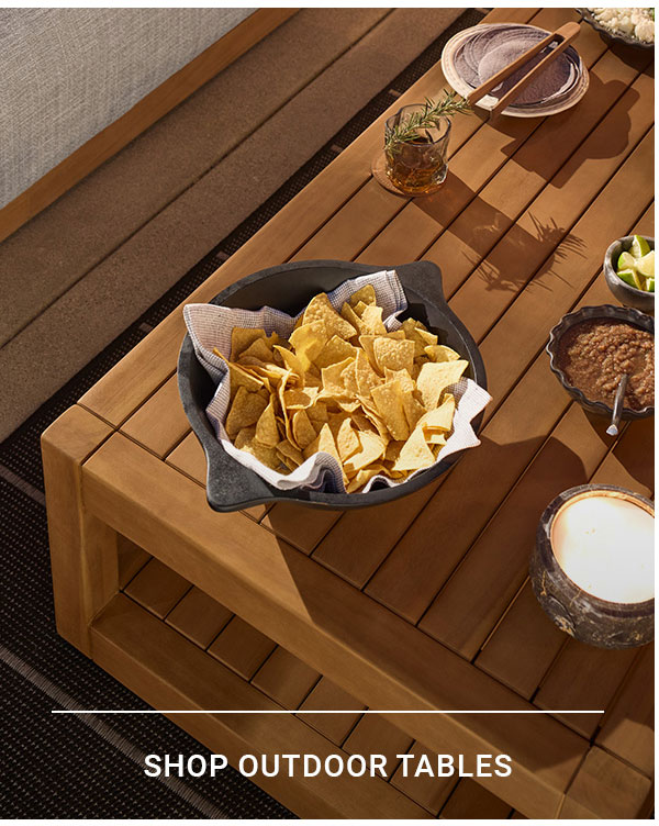 SHOP OUTDOOR TABLES