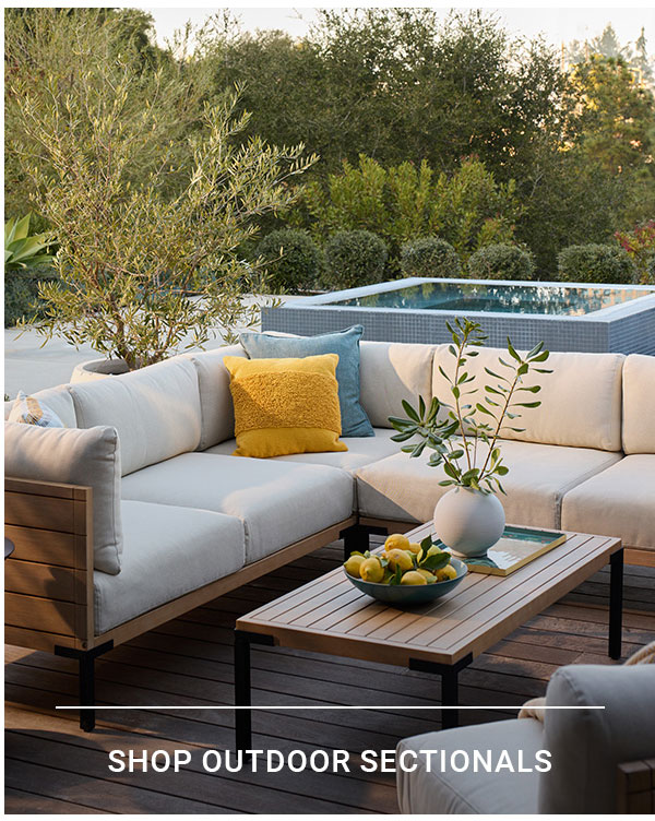 SHOP OUTDOOR SECTIONALS