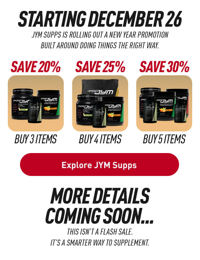 JYM Supps New Year: Explore JYM Supps