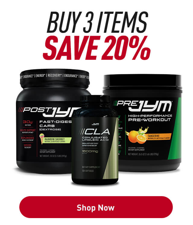 Buy 3 items, save 20%