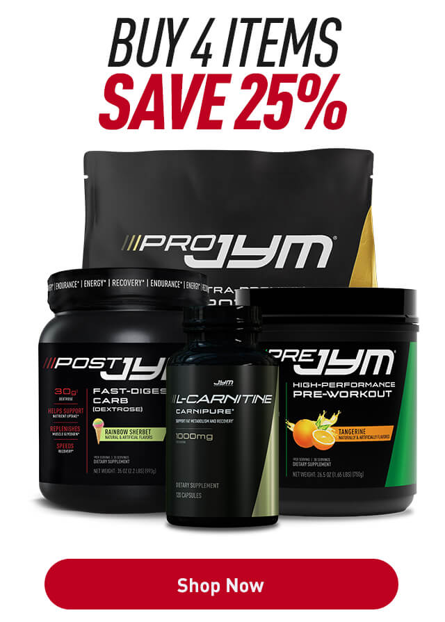 Buy 4 items, save 25%