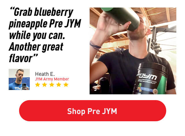 Blueberry Pineapple Pre JYM review