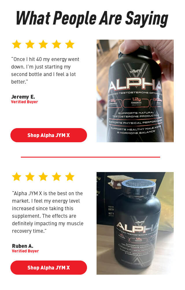 What people are saying about Alpha JYM X