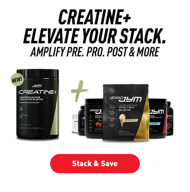 Add JYM Creatine+ to your JYM supplement stack