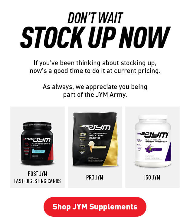 don't wait stock up now