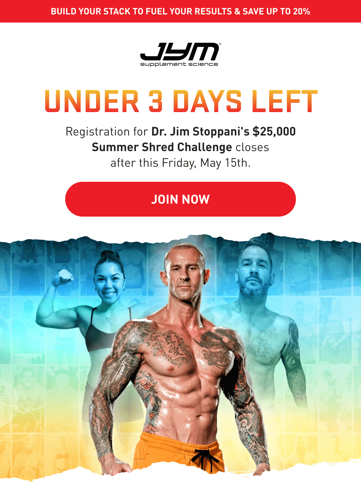 Join Now - JYM Supplement Science