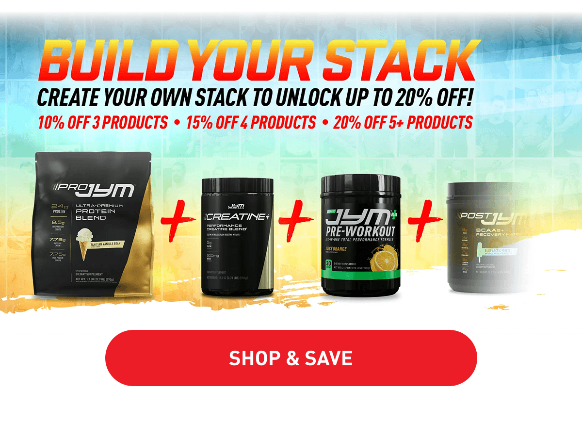 Shop & Save - JYM Supplement Science