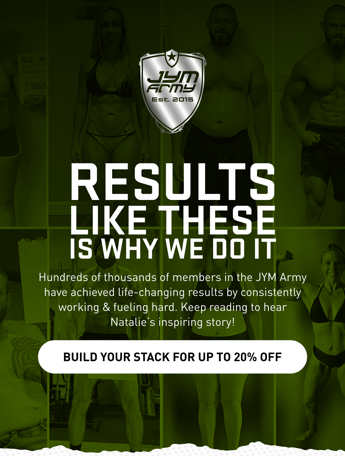 Build Your Stack For Up To 20% OFF - JYM Supplement Science