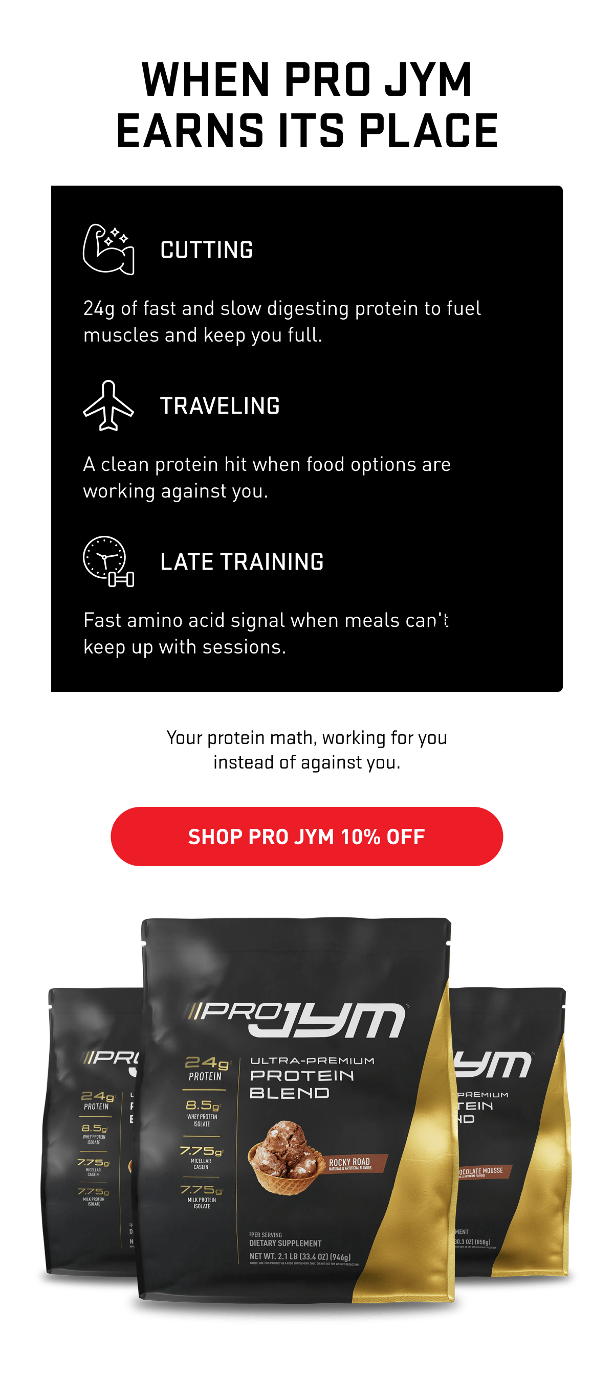 Shop Pro JYM 10% Off - JYM Supplement Science