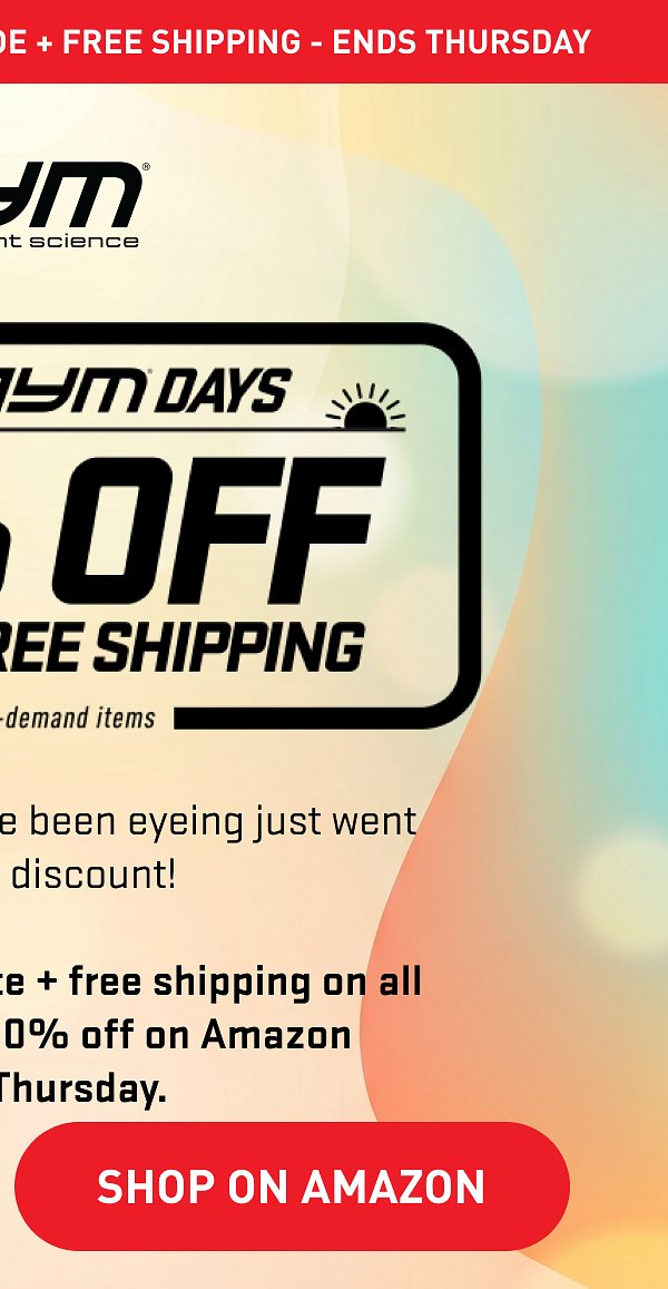 Shop On Amazon - JYM Supplements