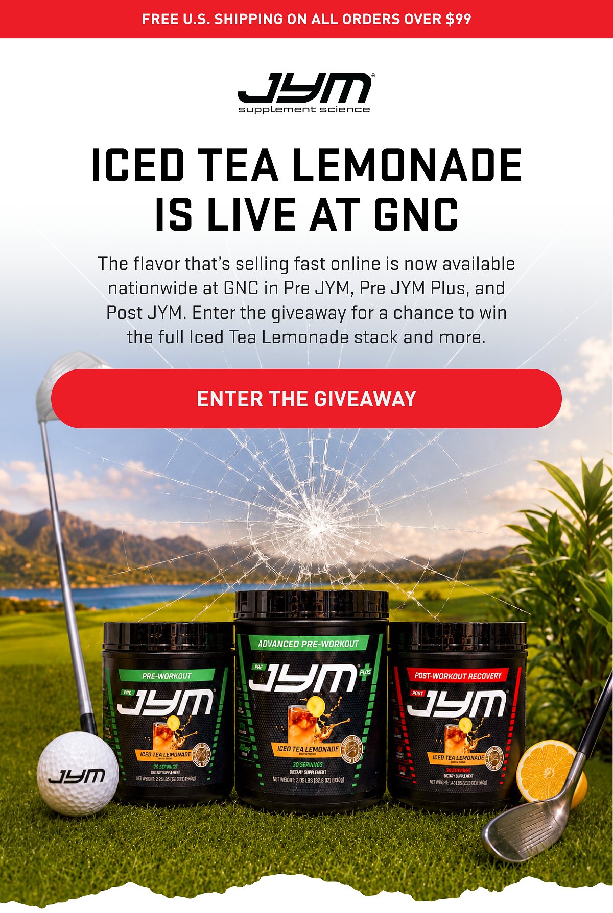 Enter The Giveaway - JYM Supplement Science