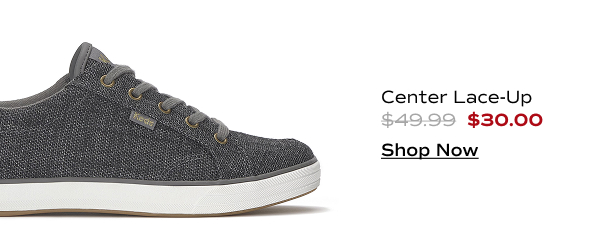 A side view of the Center III Tweed Lace-Up in charcoal which was $49.99 and is now $30.00 for a limited time. Shop Now.