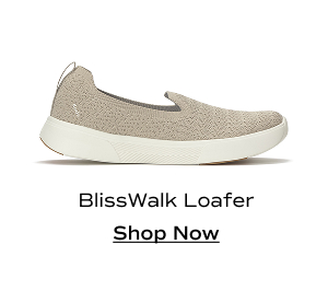 A side view of the BlissWalk Knit Loafer in taupe. Shop Now.