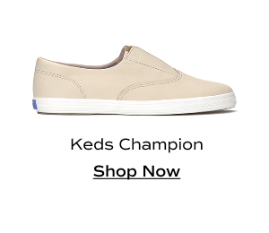 A side view of the Keds Champion Square Toe Soft Leather Slip-On in peony pink. Shop Now.