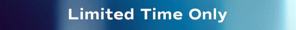 An animated gradient blue banner says Limited Time Only.