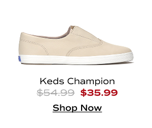 A side view of the Champion Round Toe Leather Slip-On in peony pink. The style was $54.99 and is now $35.99 with code SAVE35. Shop Now.