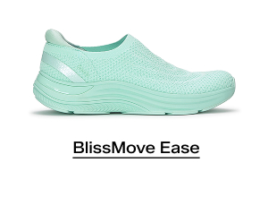 A side view of the BlissMove Knit Ease Slip-On in bay. Shop BlissMove Ease.
