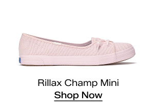 A side view of the Rillax Champ Mini Chalky Canvas Slip-On in icy pink. Shop Now