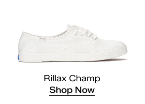 A side view of the Rillax Champ Soft Leather Slip-On in white. Shop Now