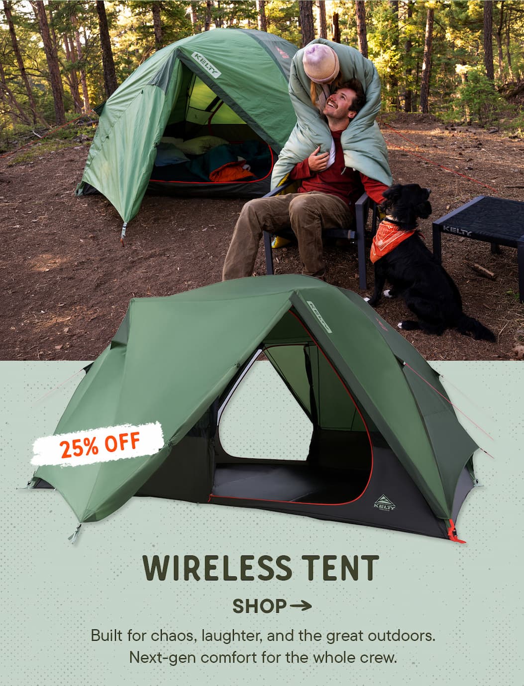 Wireless tents