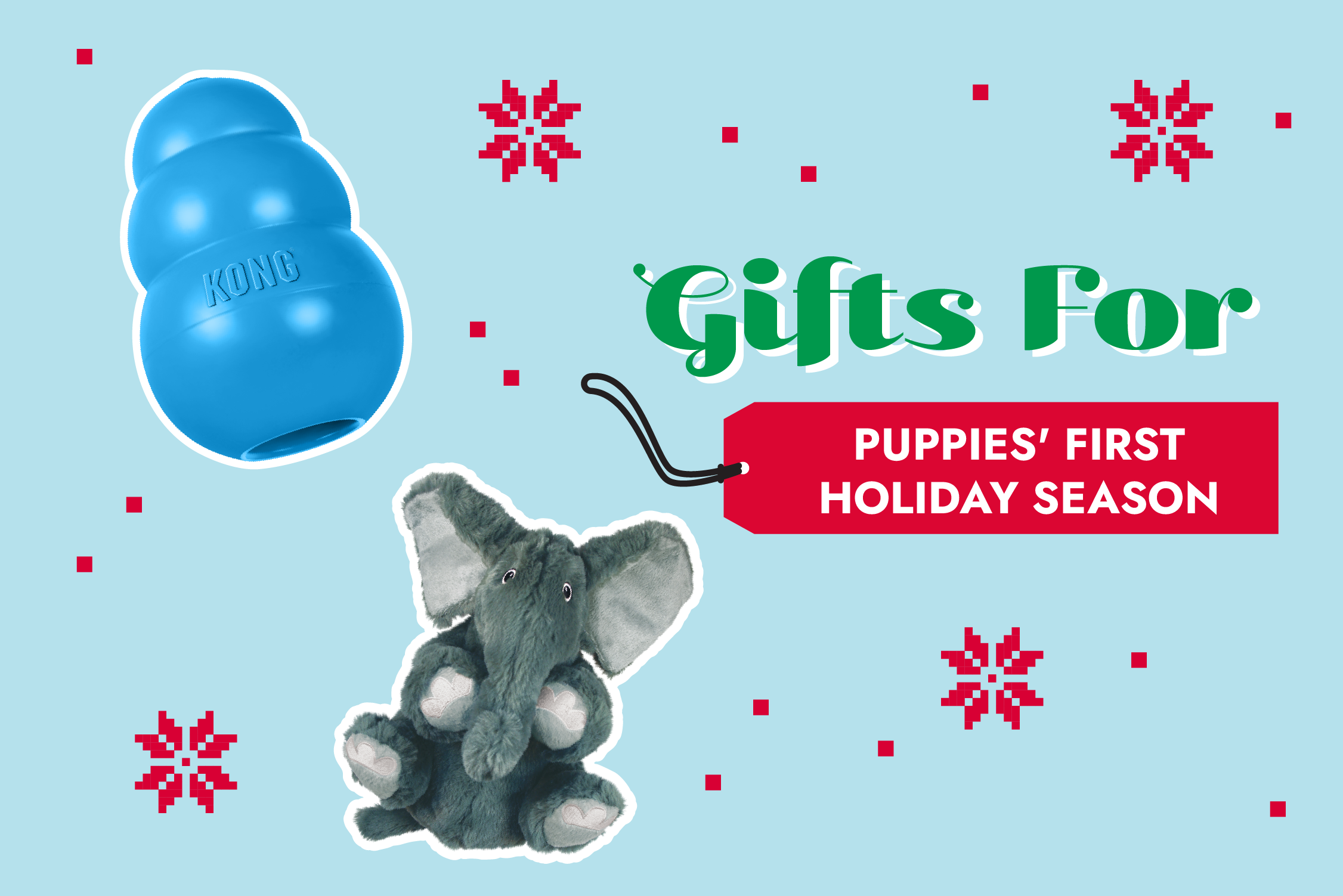 Gifts for puppies first holiday season