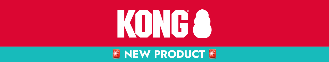 KONG logo and "New product"