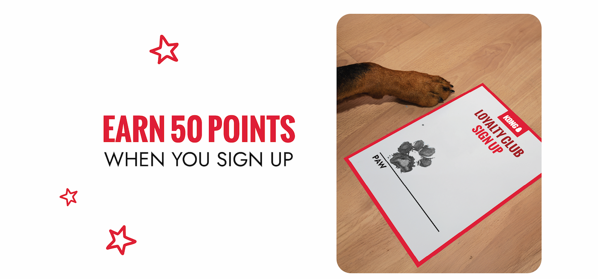 Earn 50 points when you sign up for rewards