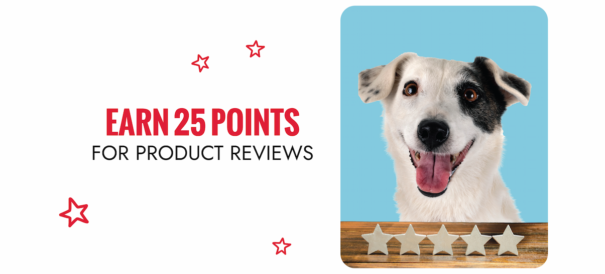 Earn 25 points for product reviews