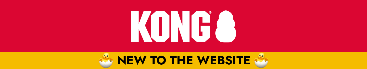 KONG logo and "New to the website"