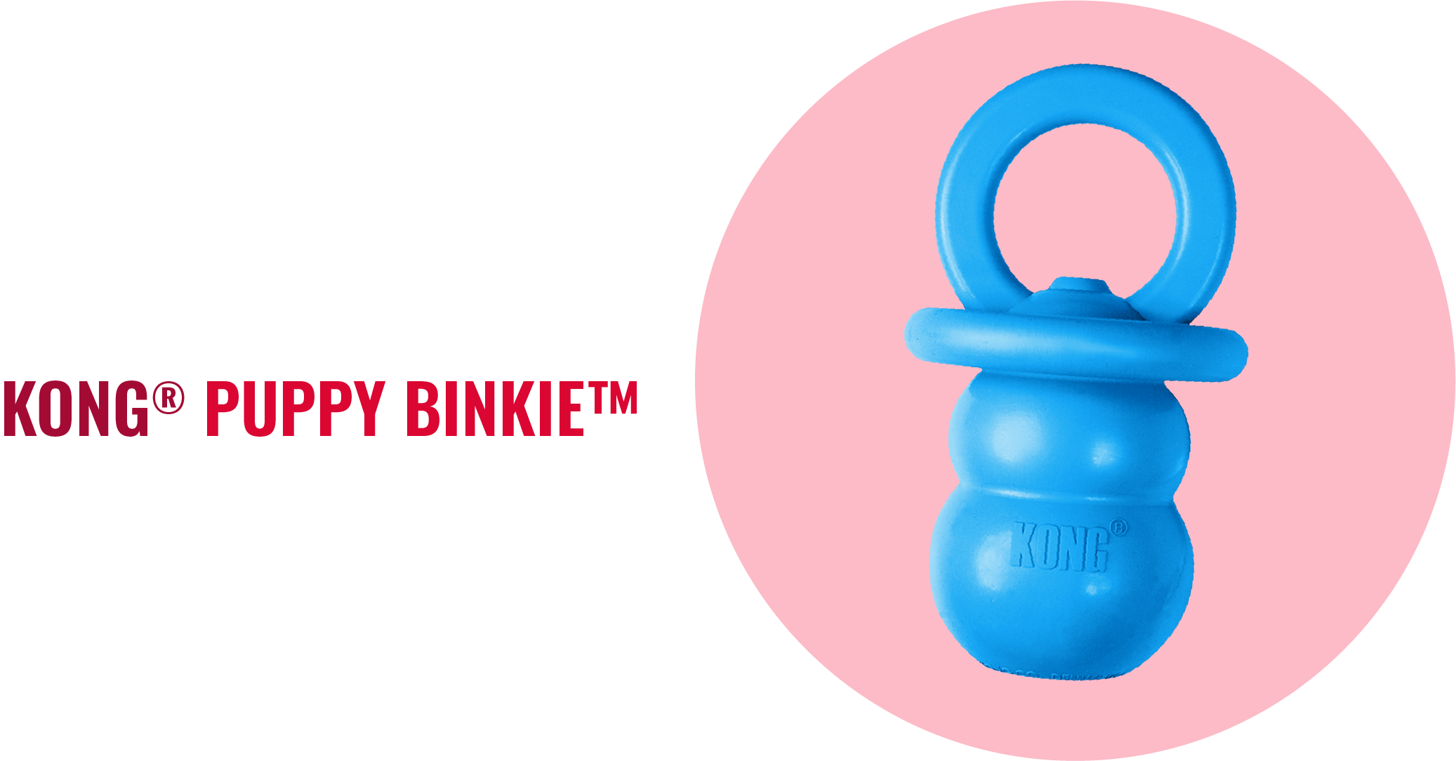 Image of blue KONG Puppy Binkie