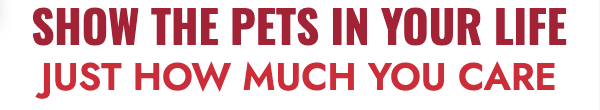Show The Pets In Your Life Just How Much You Care