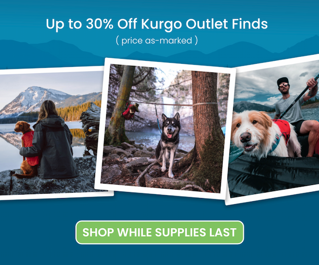 Up to 30% off Kurgo Outlet finds, price as-marked.