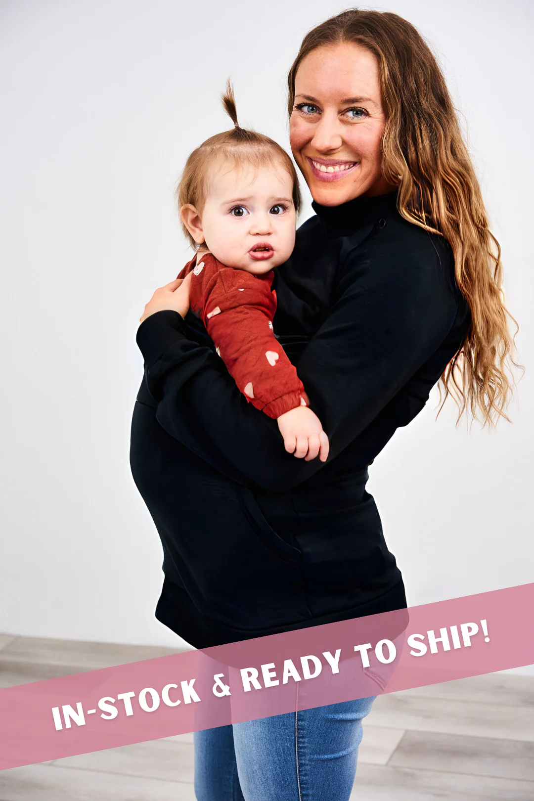 Image of IN STOCK Latched Mama Harbor Snap Nursing Pullover