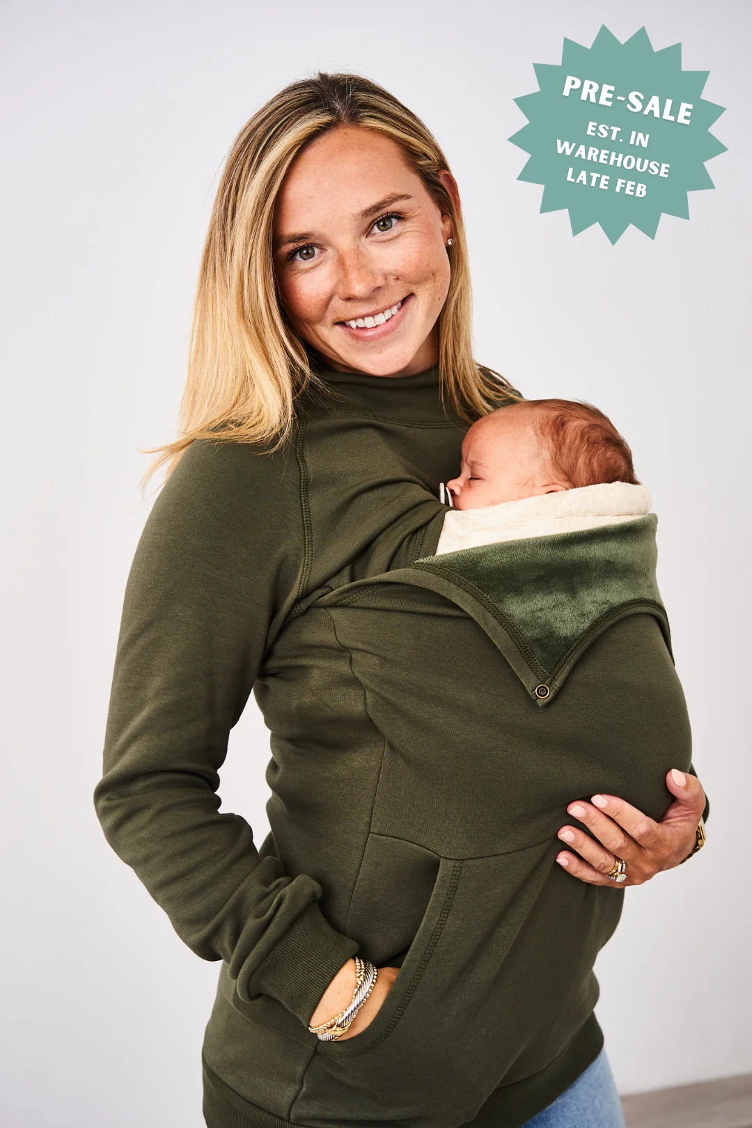 Image of PRE-SALE Latched Mama Harbor Snap Nursing Pullover