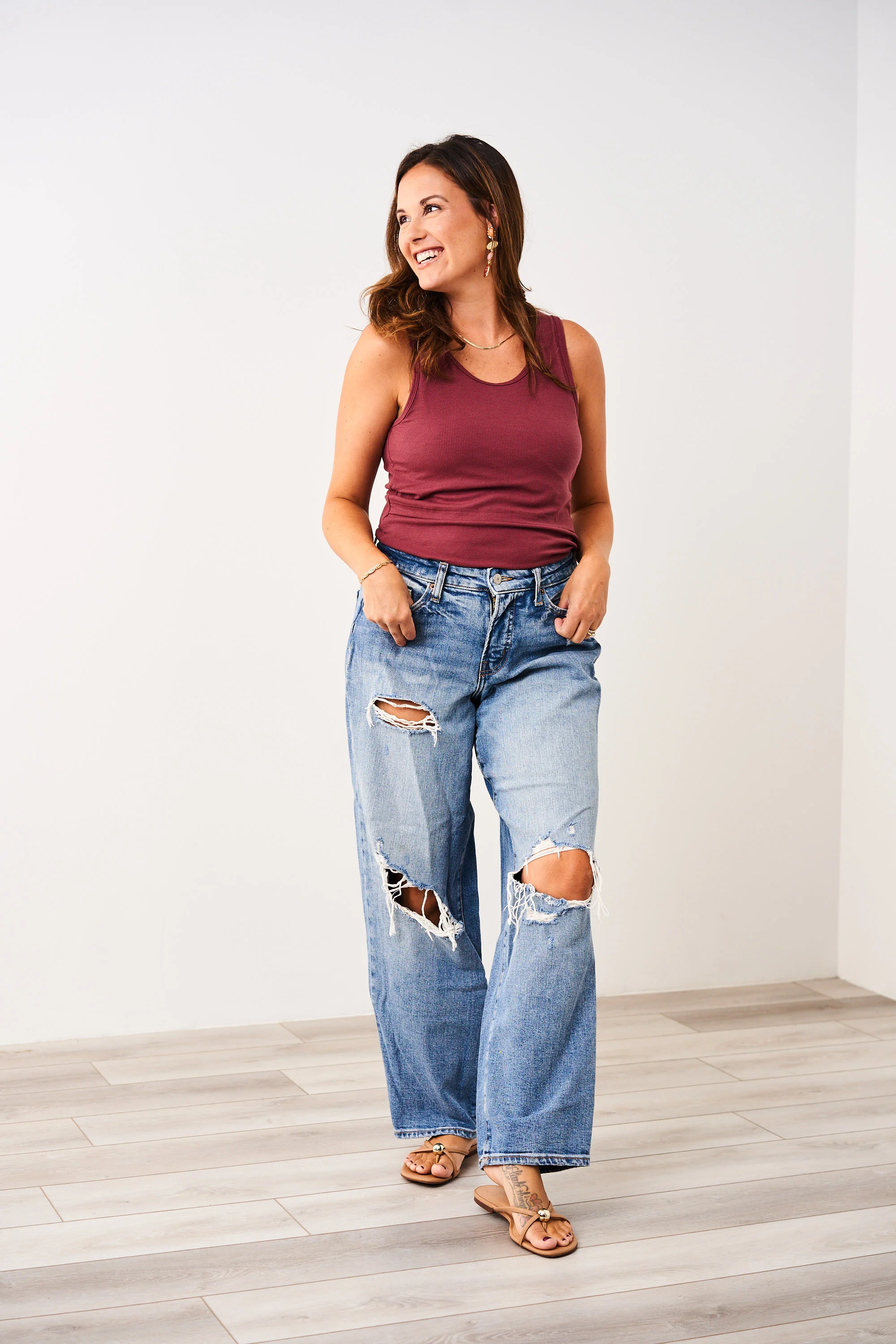 Image of Latched Mama Ribbed Nursing Tank