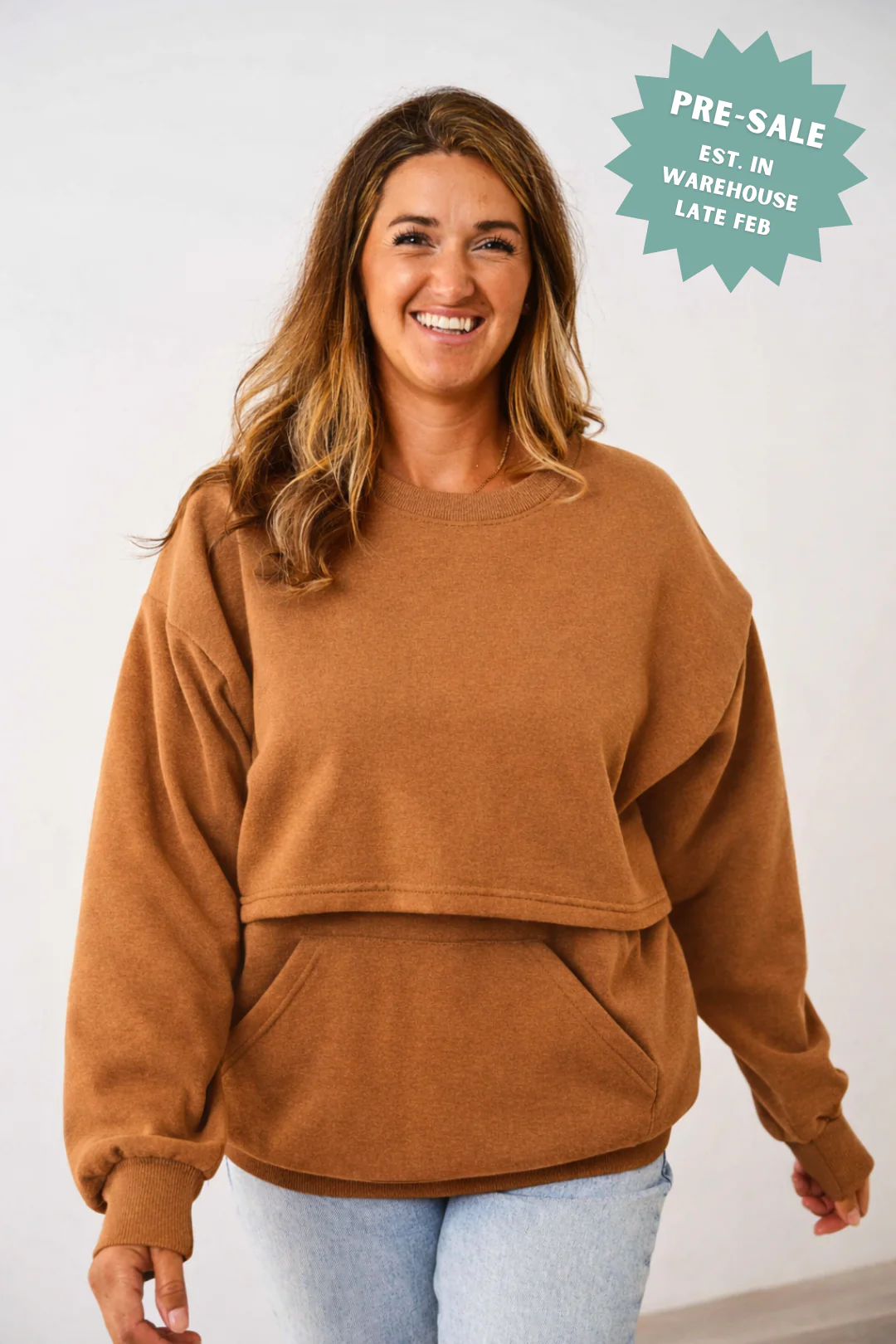 Image of Latched Mama 635 Snuggle-Up Nursing Pullover