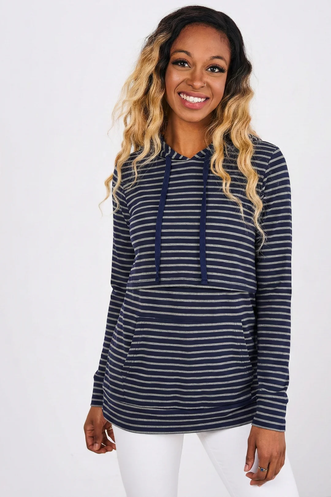 Image of Latched Mama Lightweight Cotton Nursing Hoodie