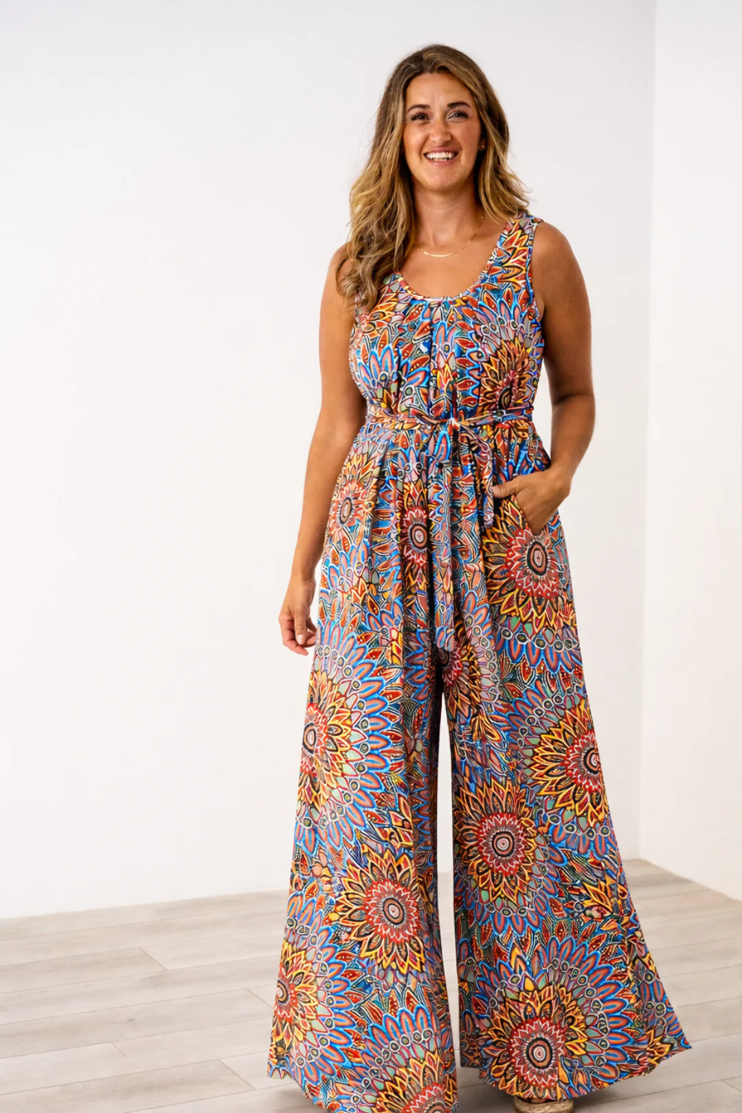 The Momper® Sleeveless Maxi Nursing Momper - Standard / Sol Flower