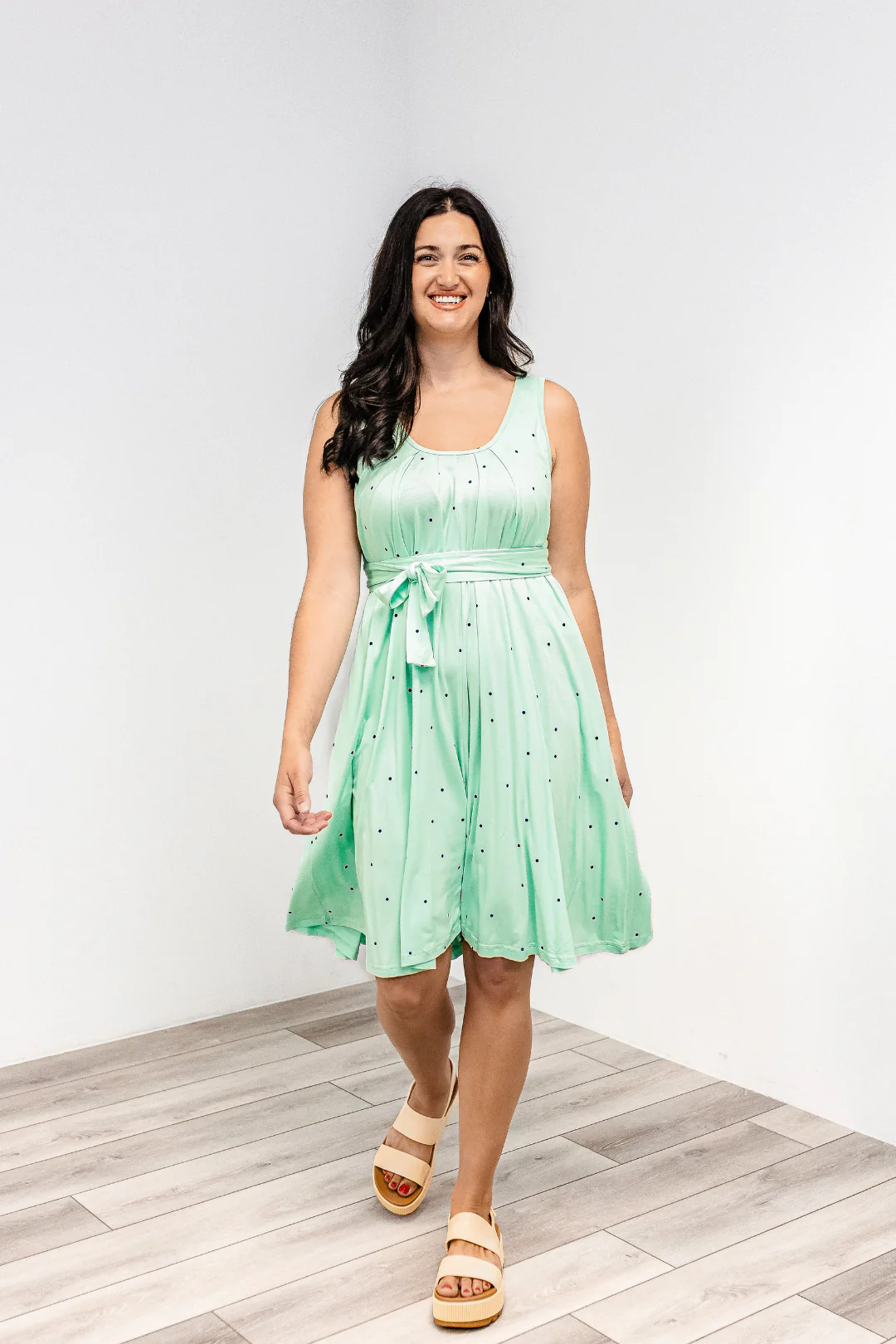 The Momper® Printed Nursing Romper - Standard / Harbor Mist