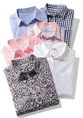Wrinkle-Free Pinpoint Oxford Shirt
