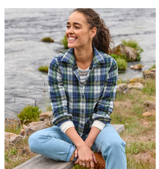 Scotch Plaid Flannel Shirt, Relaxed
